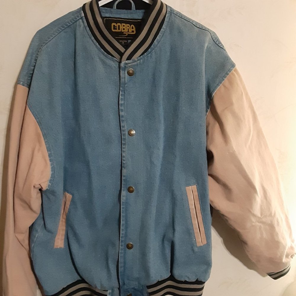 Cobra Denim Custom Embroidered Men's Jacket in Size XL